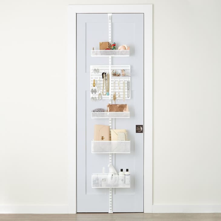 Product photo of Elfa White Utility Mesh Closet Over The Door Rack