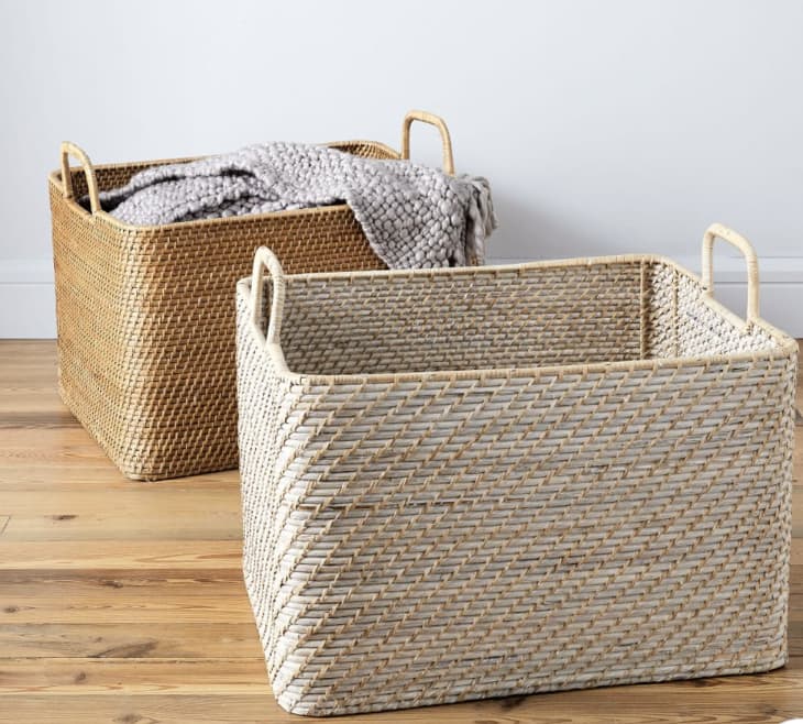 Product Image: Modern Weave Oversized Storage Basket w/ Handles