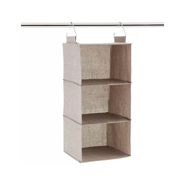 3-Compartment Hanging Closet Organizer at The Container Store