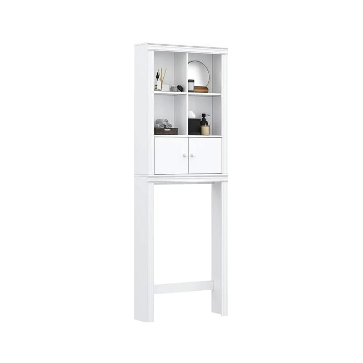 Spirich Bathroom Wall Cabinet with Glass Doors, Small Hanging