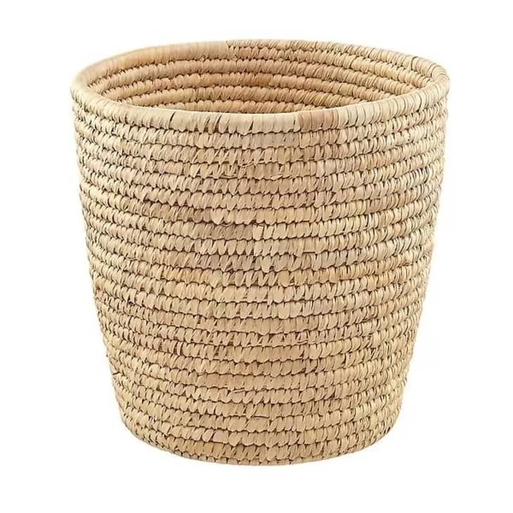 Palm Leaf Round Wastebasket at The Container Store