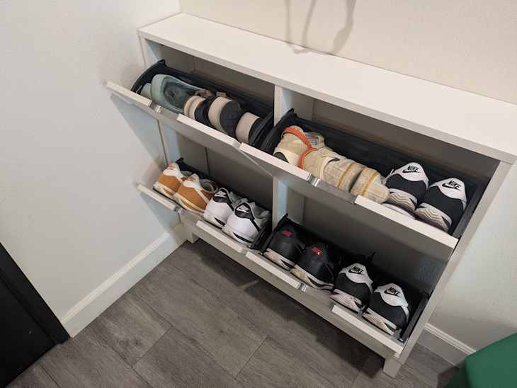 The IKEA STÄLL Shoe Cabinet Transformed My Entryway
