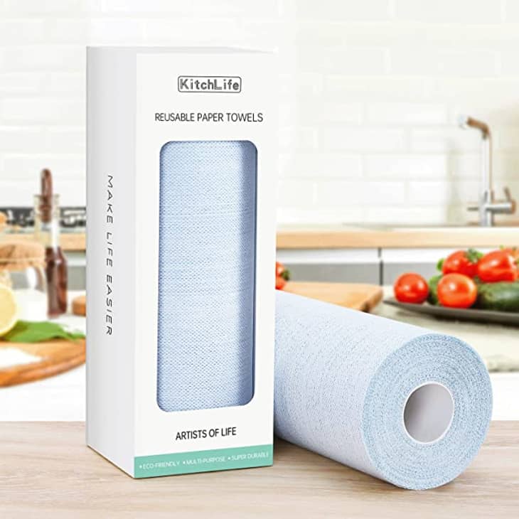Product Image: Amazon KitchLife Bamboo Reusable Paper Towels in Blue