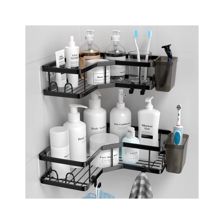 AKTECKE Corner Shower Caddy Review Apartment Therapy