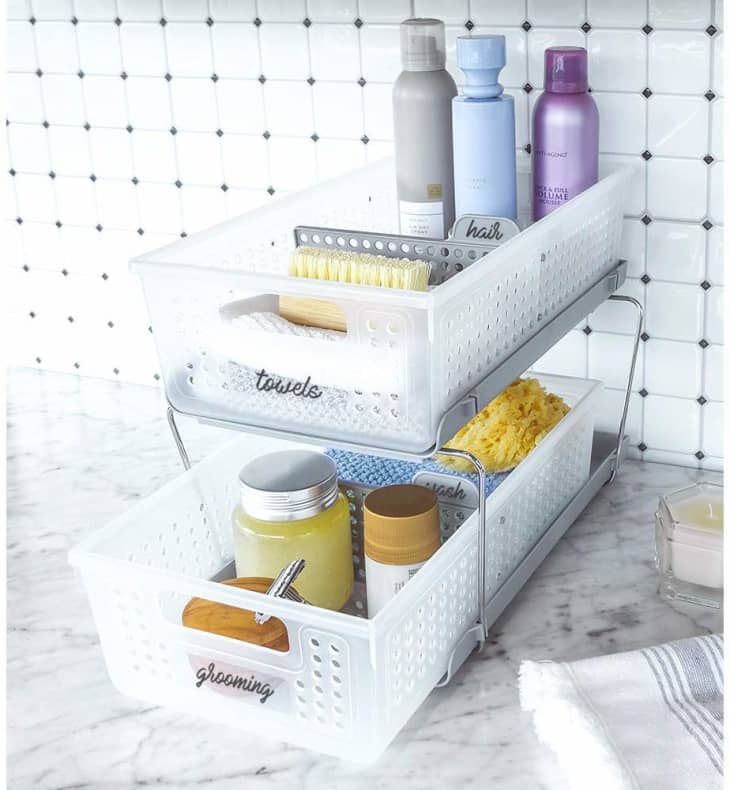 Small Bathroom Cabinet Organization - Small Stuff Counts