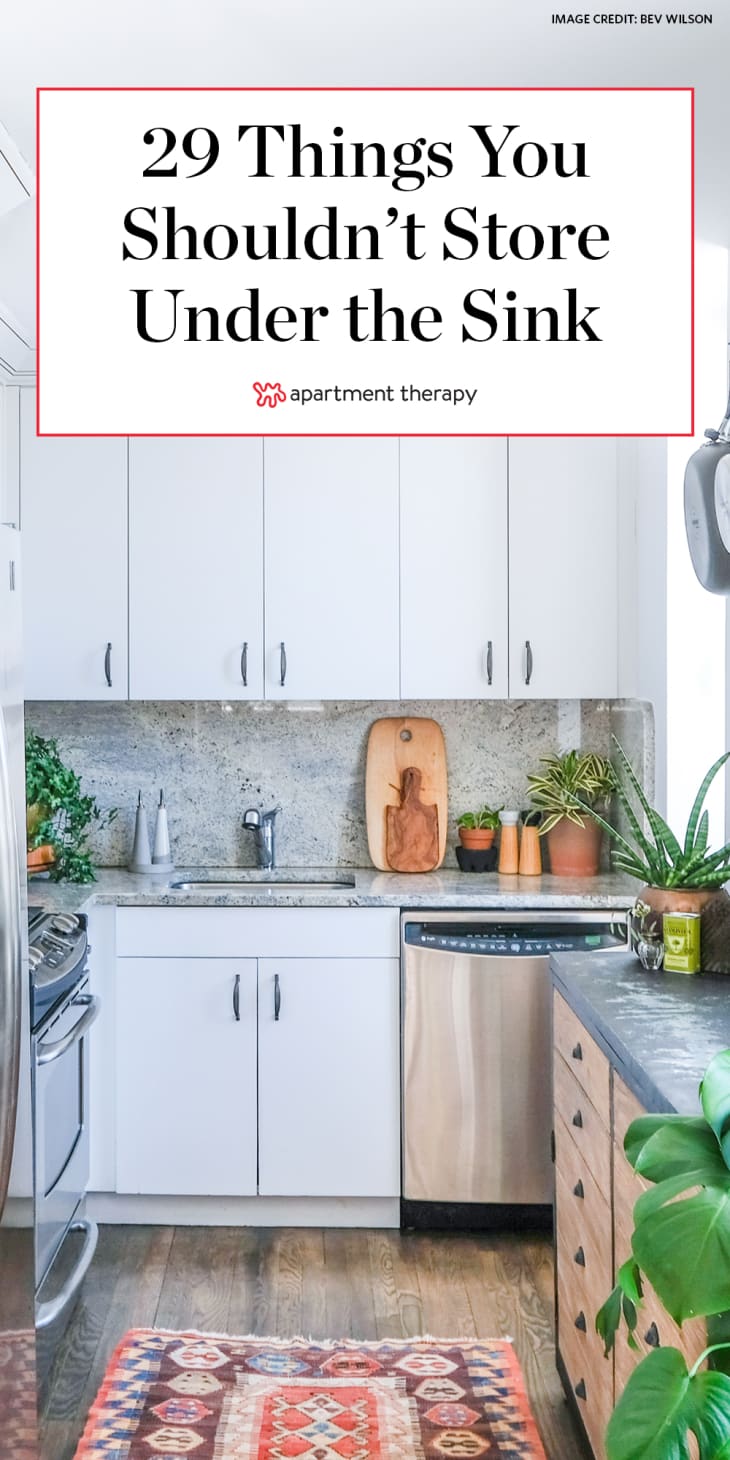29 Things You Can T Store Under Your Sink Apartment Therapy