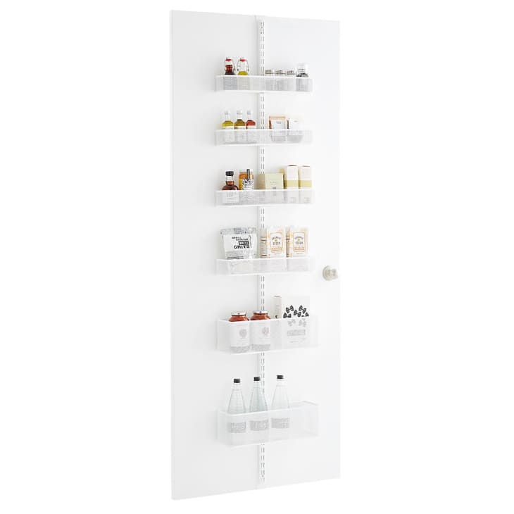 Elfa Mesh White 80" Over The Door Rack at The Container Store