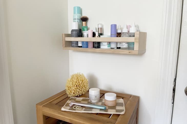 How I Use This $7 IKEA Spice Rack to Organize My Bathroom The Kitchn