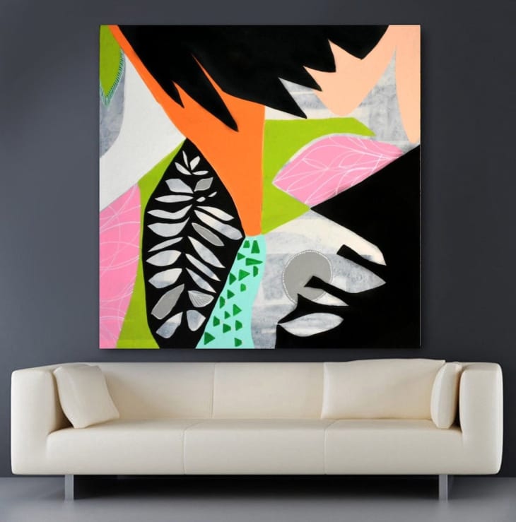 Product Image: "Plant Lady's World" Canvas Painting