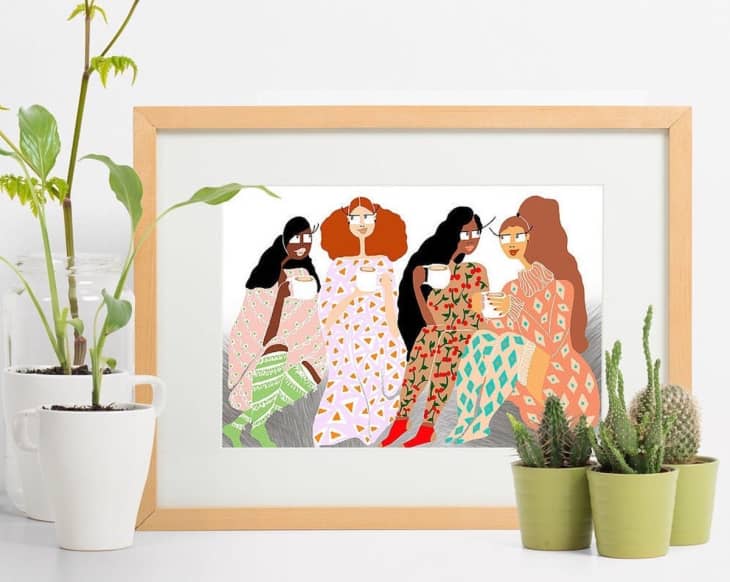 Product Image: "Cappucino With Friends" Art Print, 8" x 10"