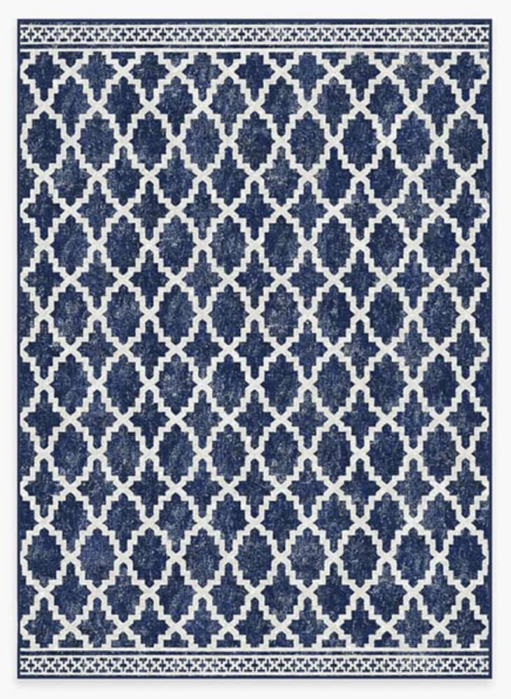 Product Image: Outdoor Cleo Trellis Royal Blue Rug, 5' x 7'