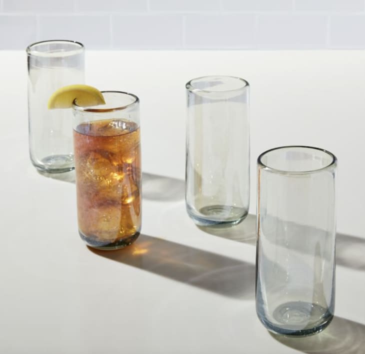 Recycled Mexican Highball Glasses (Set of 4) at West Elm