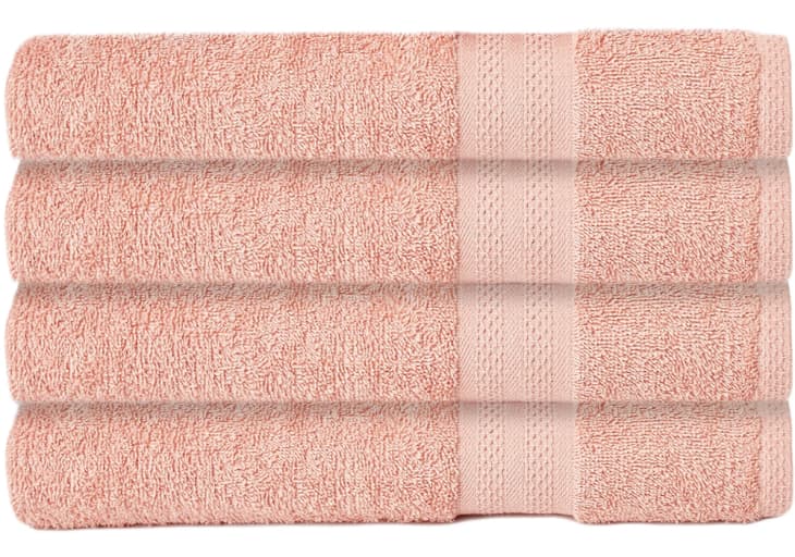 Sunham Soft Spun Cotton 4-Piece Bath Towel Set at Macy’s