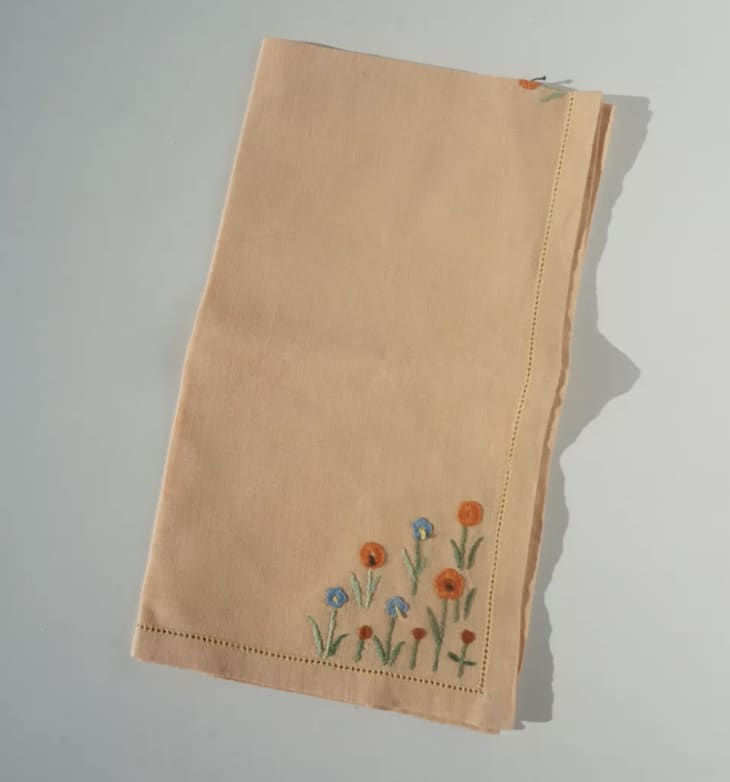 Vintage Hand Embroidered Cloth Napkin at Urban Outfitters