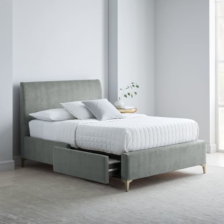 Andes Deco Upholstered Storage Bed at West Elm