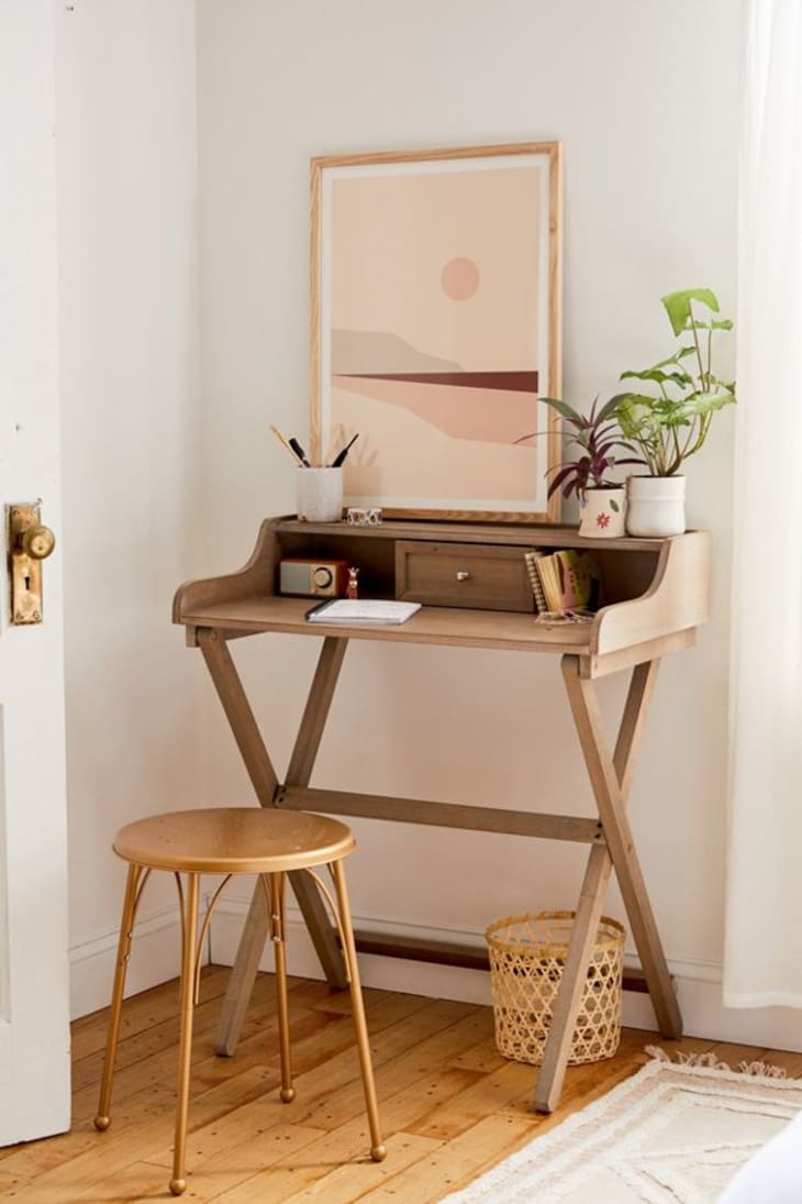 10 Best Desks For Small Spaces Narrow Small Desks To Buy Apartment Therapy