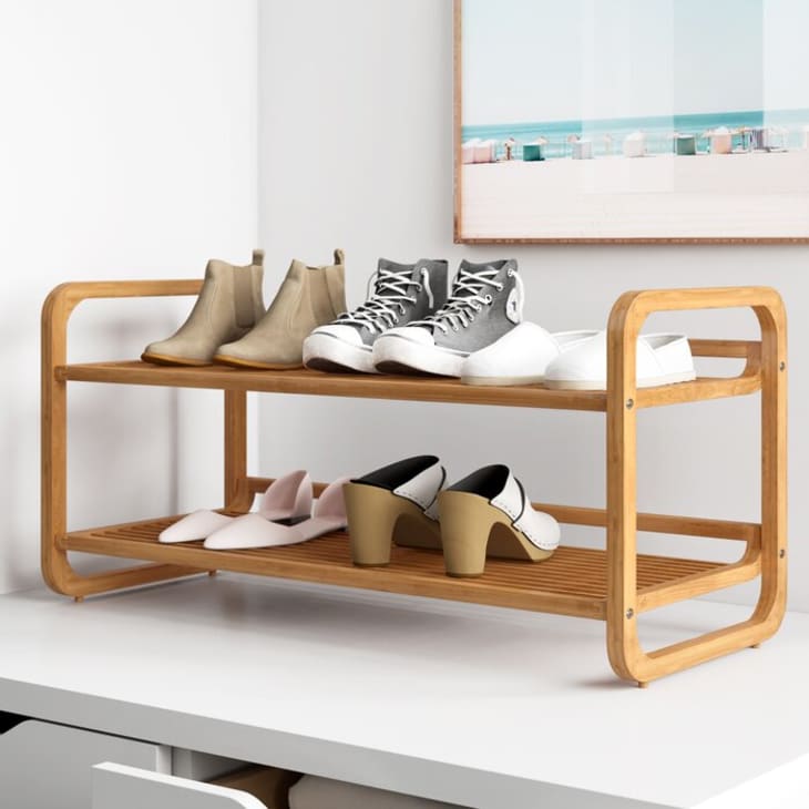 Product Image: Dotted Line 8-Pair Stackable Shoe Rack