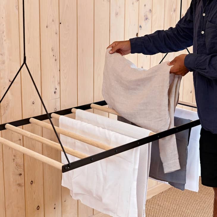 11 DIY Functional Laundry Racks For Every Space - Shelterness