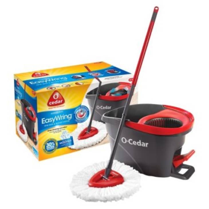 O-Cedar EasyWring Microfiber Spin Mop and Bucket at Amazon