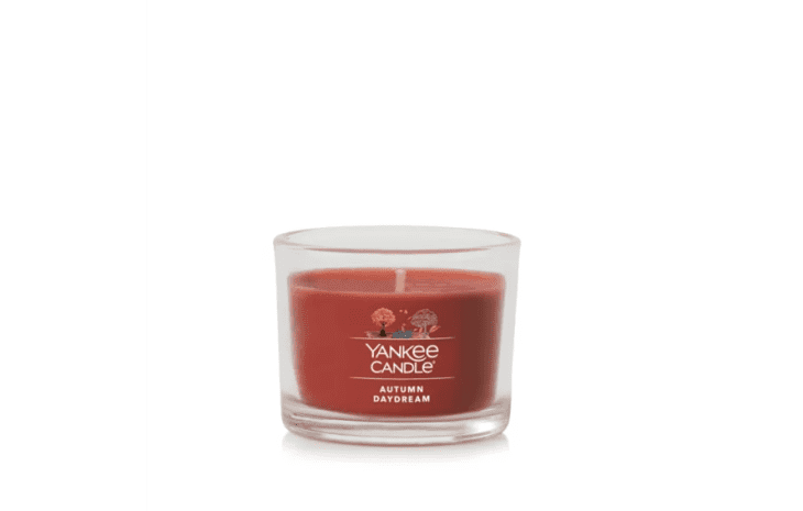Mini Single Candle in Autumn Daydream at Yankee Candle