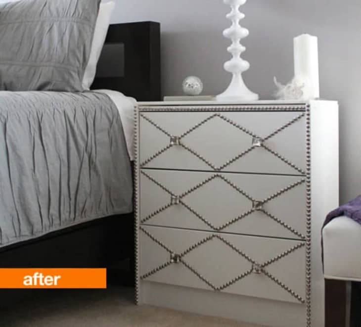 silver dresser ikea Ikea Malm dresser makeover