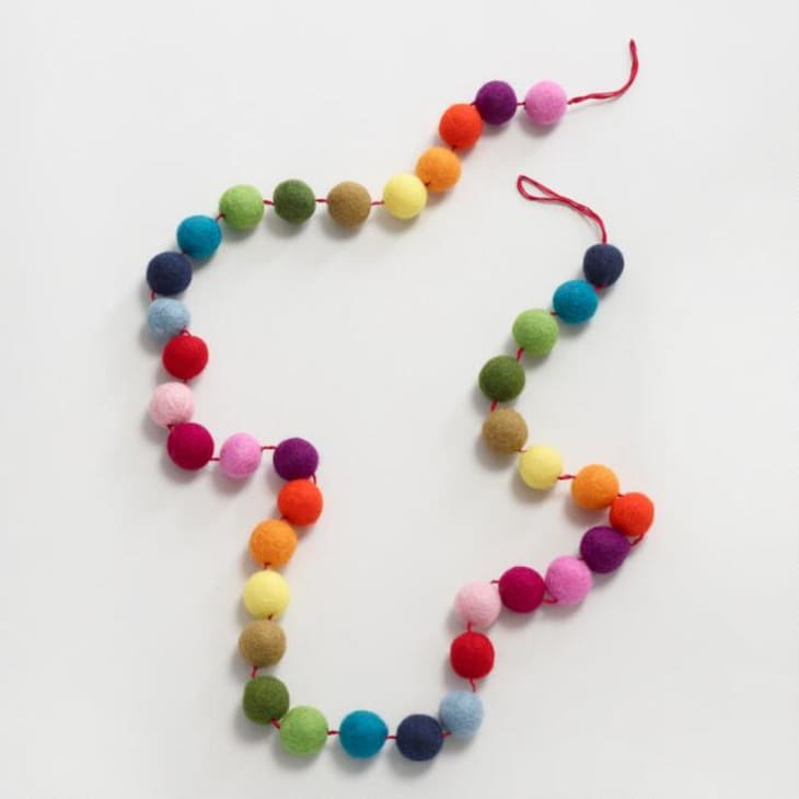 Product Image: Multicolor felt garland
