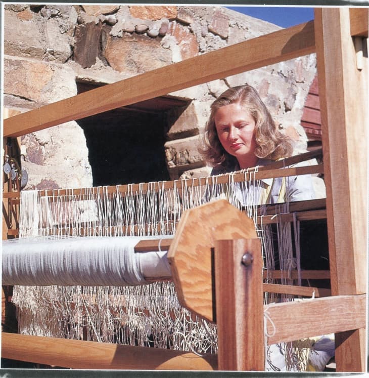 Lois Davidson Gottlieb at Taliesin West in Arizona.