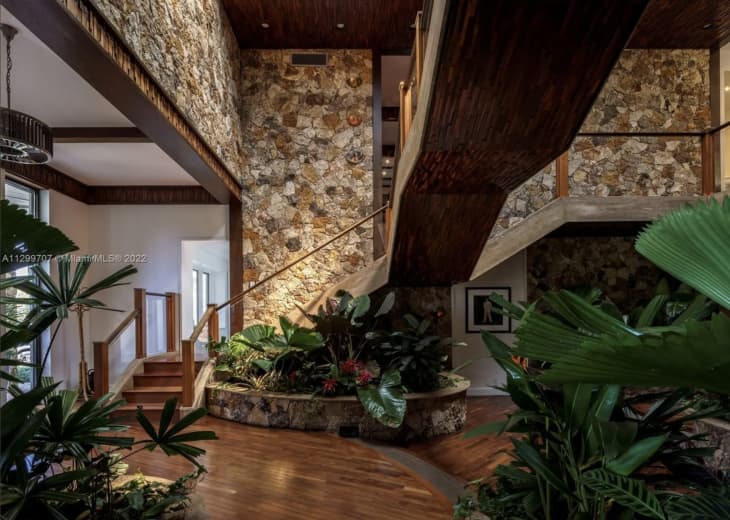 real estate listing photo of 4400 Island Road in Miami, FL. Entryway/stairs