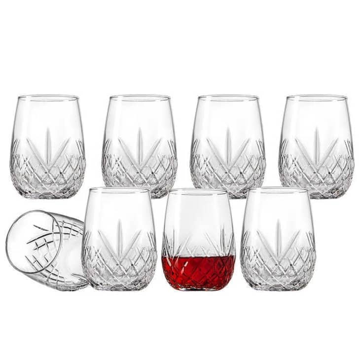 Product Image: Godinger Dublin 8-piece Stemless Wine Glasses