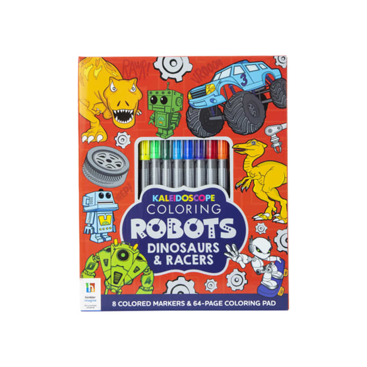 Product Image: Kaleidoscope Coloring Book - Robots, Dinosaurs, Racers