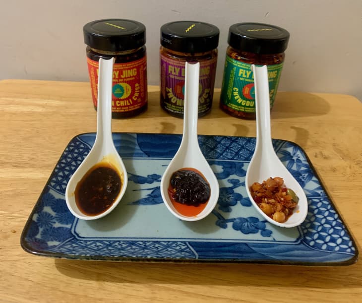 Various Fly by Jing sauces.