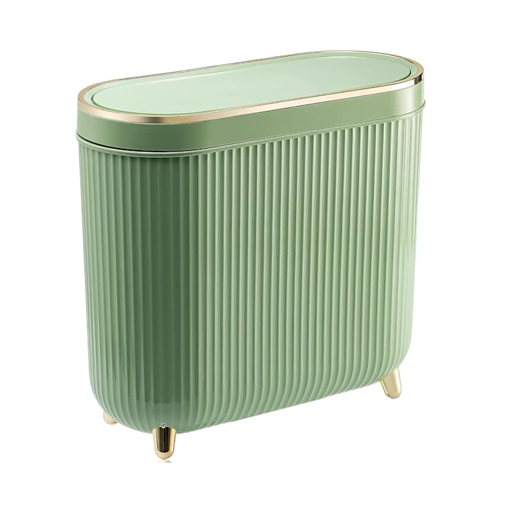 Supteron Art Deco Bathroom Trash Can on Amazon: Stylish Storage for Small Spaces