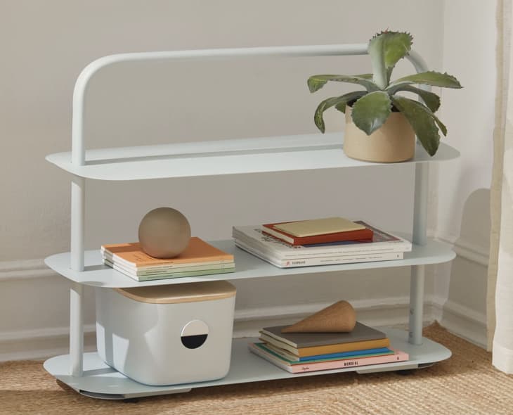Entryway Rack from Open Spaces in light blue