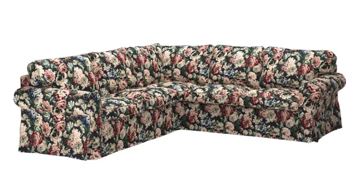IKEA floral slipcover