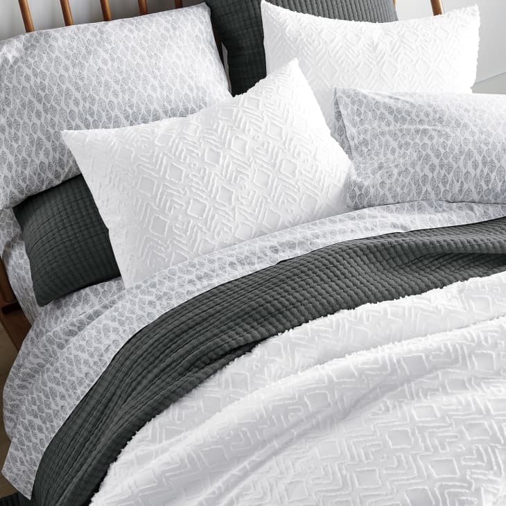 White tone on tone comforter set from JCP's Linden Street