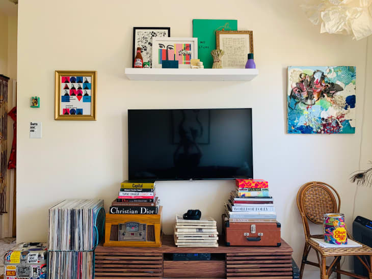 Using Coffee Table Books to hide cords
