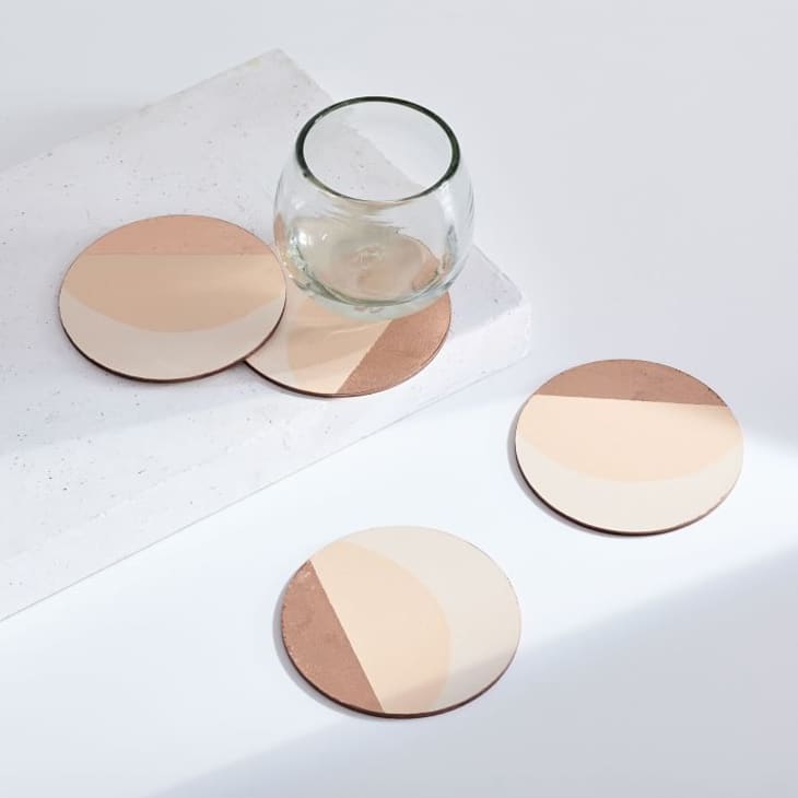 Pastel coasters from West Elm
