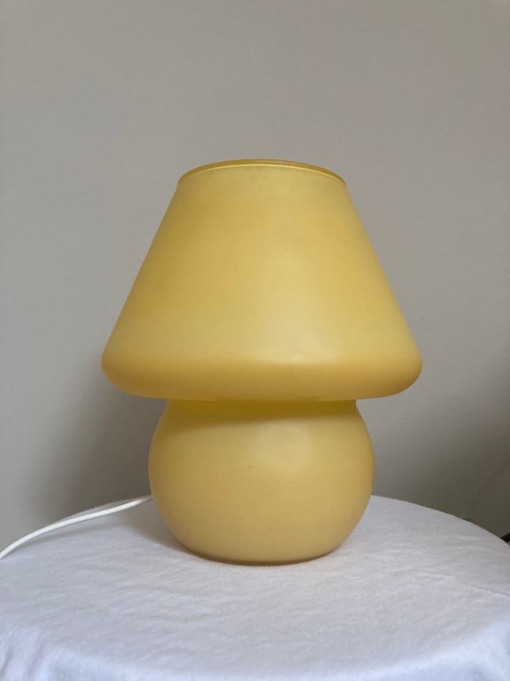 Glass Mushroom Lamp from Etsy