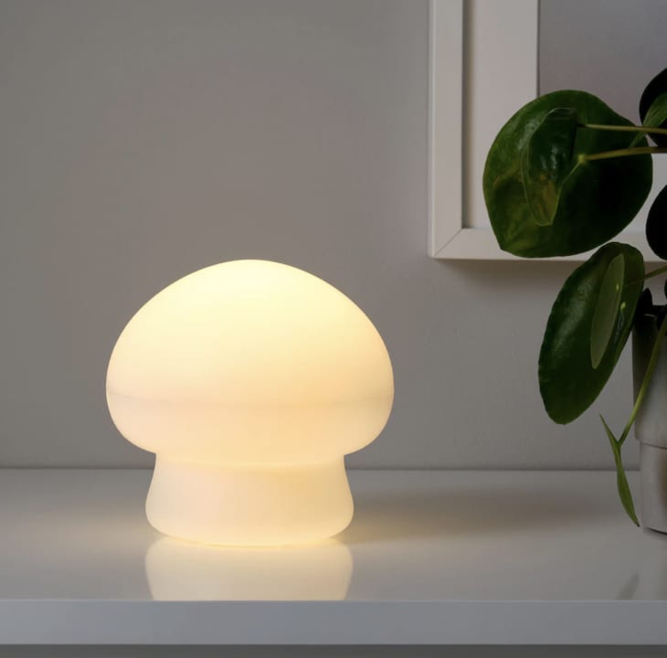 IKEA white mushroom lamp