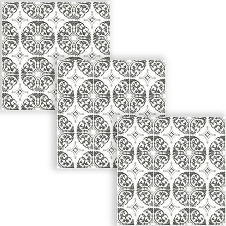 Tile decals from Wall Pops in Black and White