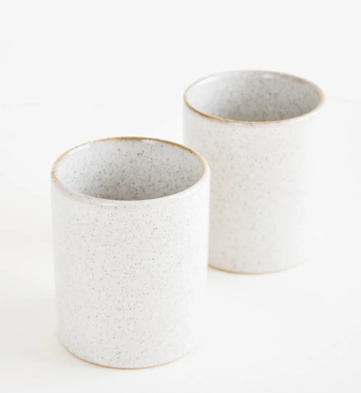 Ceramic speckle cups from Leif