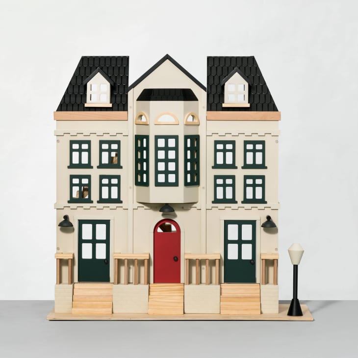 Wooden Toy 3-Story Dollhouse