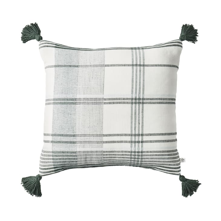 Hearth and Hand Pillow in green plaid