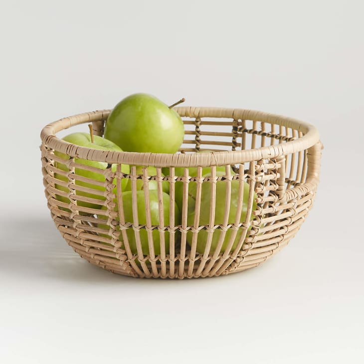 Rattan fruit basket