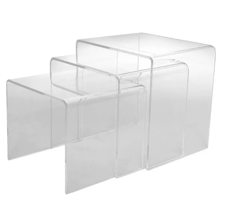 Clear nesting tables
