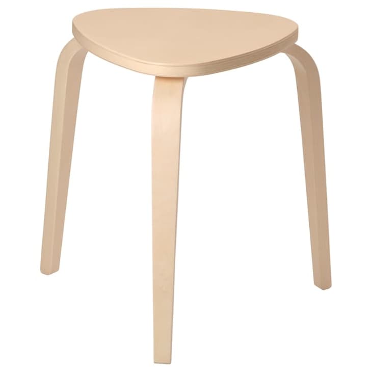 Wooden stool from IKEA