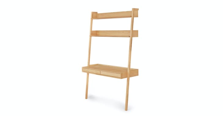 Wooden ladder desk from Article