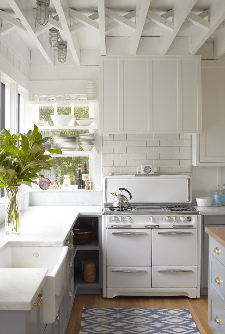 all white kitchen