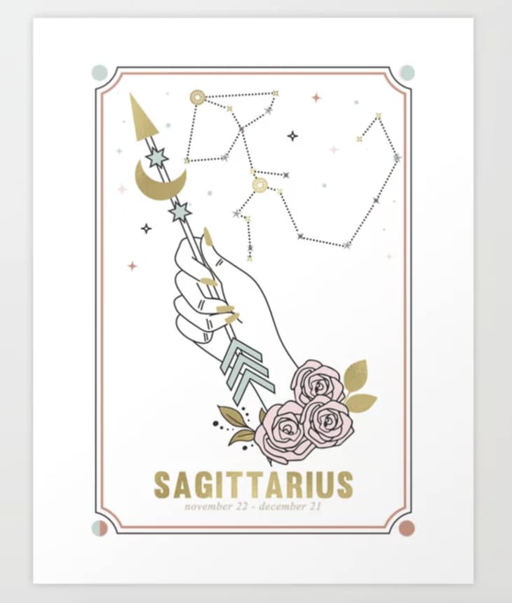 Sagittarius art print