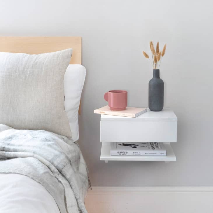 Wall-mounted nightstand
